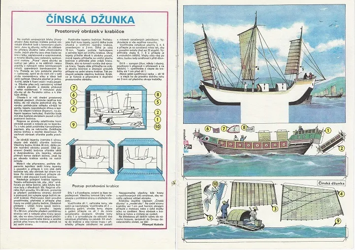 Dioráma Čínska Džunka